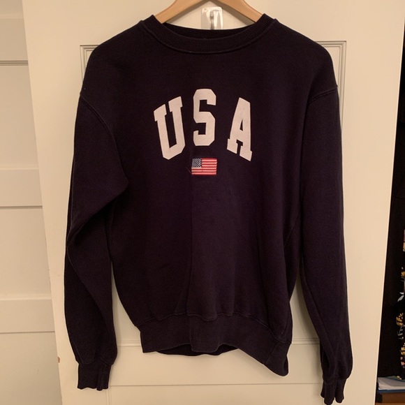 Brandy Melville Sweaters - Brandy Melville/John Galt USA sweatshirt one size Brandy Melville Sweaters - Brandy Melville/John Galt USA sweatshirt one size